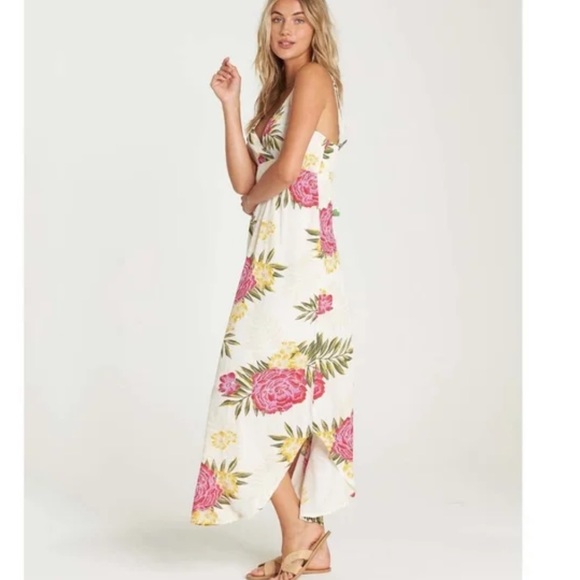 NEW BILLABONG Beachy Floral Like Minded MIDI Dress - Picture 3 of 9